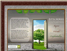 Tablet Screenshot of juttamorris.com
